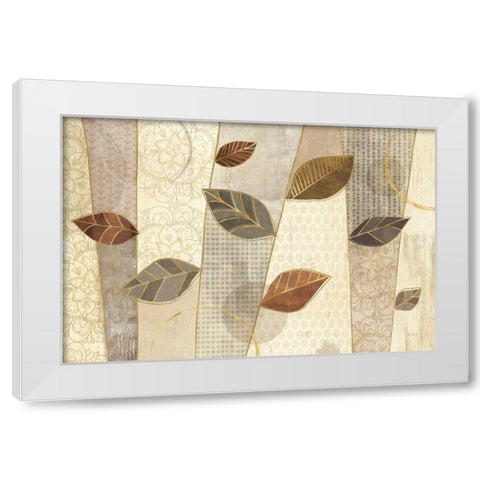 Bohemian Leaves I Neutral White Modern Wood Framed Art Print by Charron, Veronique
