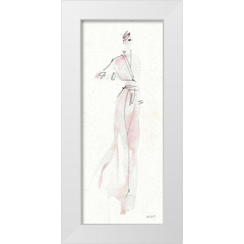 La Fashion IV White Modern Wood Framed Art Print by Tavoletti, Anne