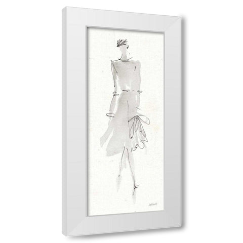 La Fashion I Gray White Modern Wood Framed Art Print by Tavoletti, Anne