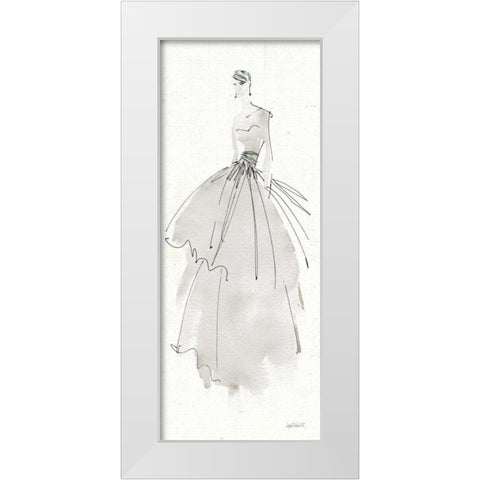 La Fashion II Gray White Modern Wood Framed Art Print by Tavoletti, Anne