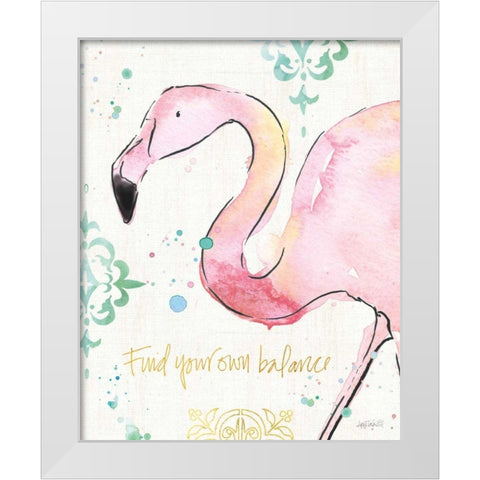 Palm Passion III White Modern Wood Framed Art Print by Tavoletti, Anne