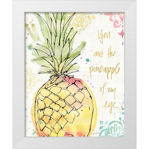 Palm Passion VIII White Modern Wood Framed Art Print by Tavoletti, Anne