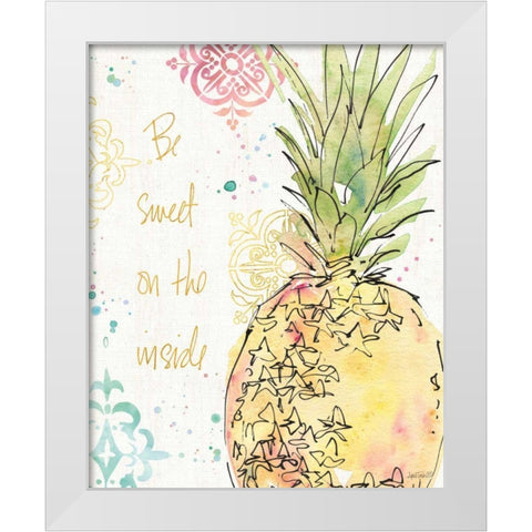 Palm Passion IX White Modern Wood Framed Art Print by Tavoletti, Anne