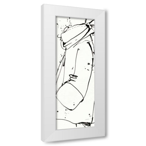 Fashion Strokes VI White Modern Wood Framed Art Print by Tavoletti, Anne