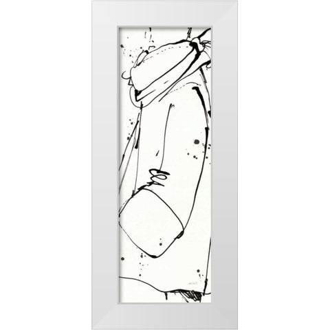 Fashion Strokes VI White Modern Wood Framed Art Print by Tavoletti, Anne
