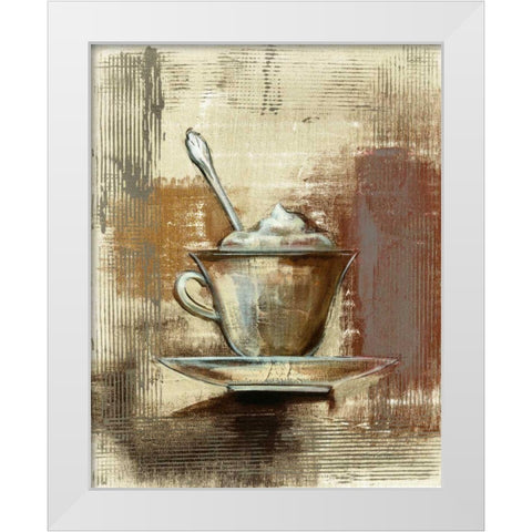 Cafe Classico III Neutral White Modern Wood Framed Art Print by Vassileva, Silvia