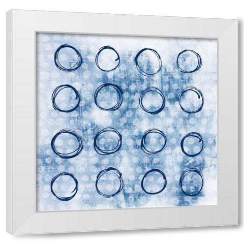 Eclipse III White Modern Wood Framed Art Print by Averinos, Melissa