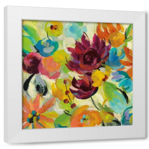 Autumn Joy II White Modern Wood Framed Art Print by Vassileva, Silvia