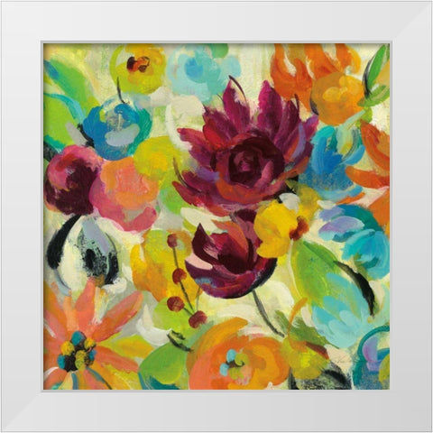 Autumn Joy II White Modern Wood Framed Art Print by Vassileva, Silvia