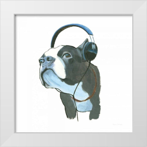 The Boys III White Modern Wood Framed Art Print by Sullivan, Myles