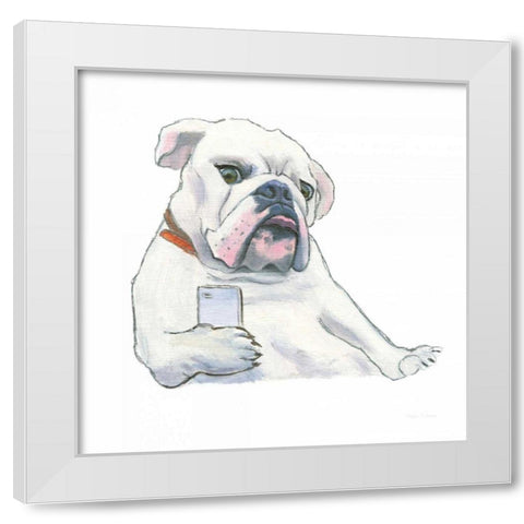 The Boys IV White Modern Wood Framed Art Print by Sullivan, Myles