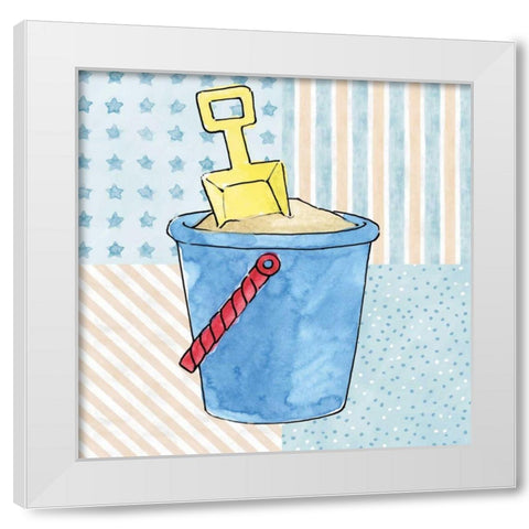 Coastal Baby I White Modern Wood Framed Art Print by Grove, Beth