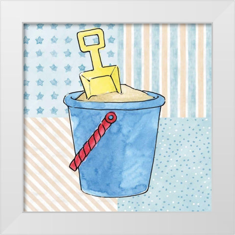 Coastal Baby I White Modern Wood Framed Art Print by Grove, Beth