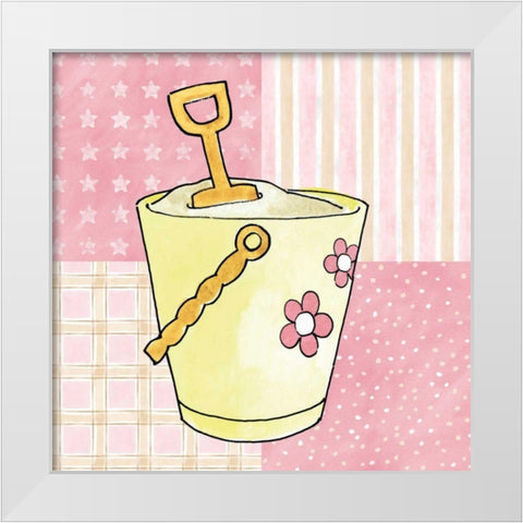 Coastal Baby V White Modern Wood Framed Art Print by Grove, Beth