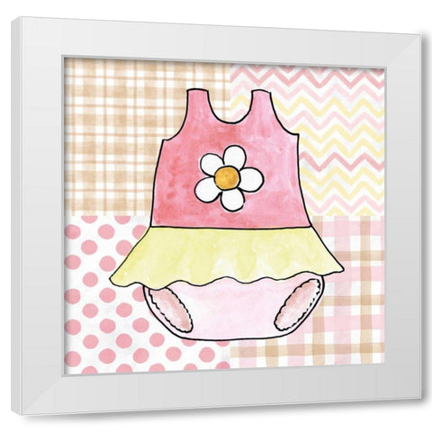 Coastal Baby VI White Modern Wood Framed Art Print by Grove, Beth