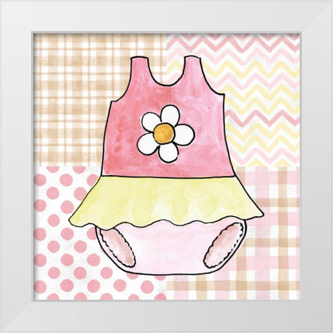 Coastal Baby VI White Modern Wood Framed Art Print by Grove, Beth