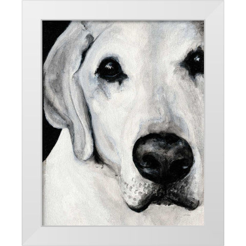 Sparta II White Modern Wood Framed Art Print by Ducklow, Patsy