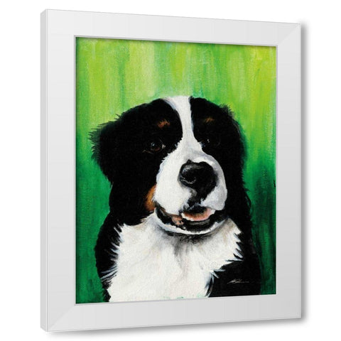 Barrett White Modern Wood Framed Art Print by Ducklow, Patsy