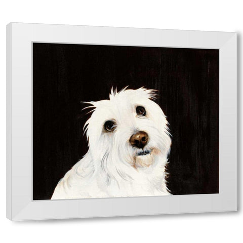 Ruby White Modern Wood Framed Art Print by Ducklow, Patsy