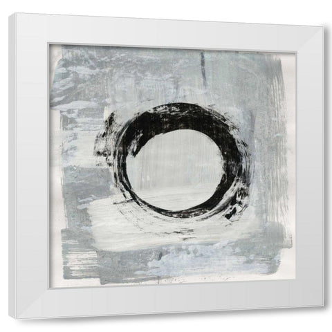 Zen Circle I Crop White Modern Wood Framed Art Print by Averinos, Melissa