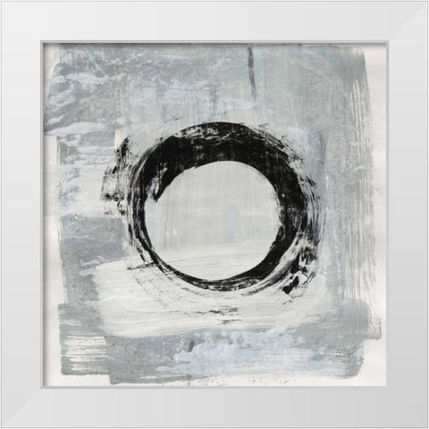 Zen Circle I Crop White Modern Wood Framed Art Print by Averinos, Melissa