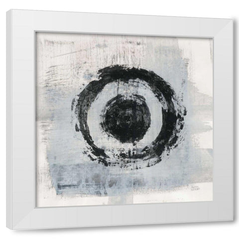 Zen Circle II Crop White Modern Wood Framed Art Print by Averinos, Melissa