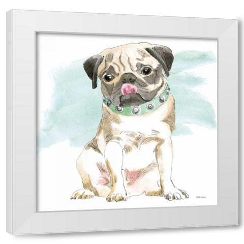 Glamour Pups X White Modern Wood Framed Art Print by Grove, Beth