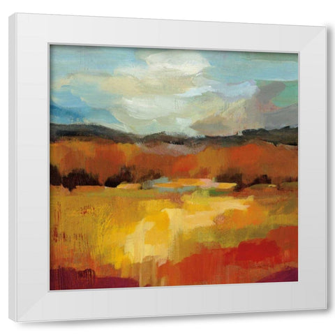 October Moment II White Modern Wood Framed Art Print by Vassileva, Silvia