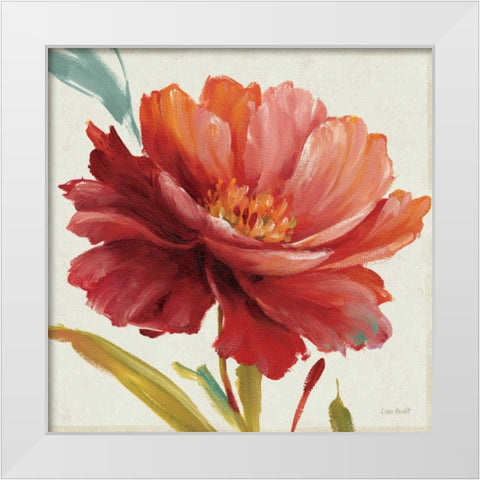 Dancing Colors I White Modern Wood Framed Art Print by Audit, Lisa