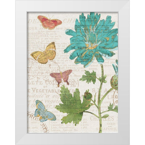 Bookshelf Botanical XII White Modern Wood Framed Art Print by Pertiet, Katie