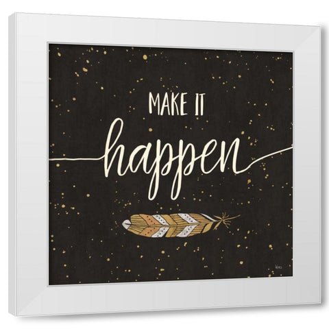 Follow your Dreams II White Modern Wood Framed Art Print by Charron, Veronique