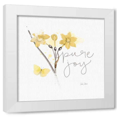 Sunny Day V White Modern Wood Framed Art Print by Pertiet, Katie