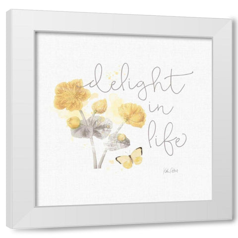 Sunny Day VI White Modern Wood Framed Art Print by Pertiet, Katie