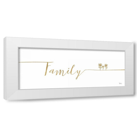 Underlined Thoughts IV White Modern Wood Framed Art Print by Charron, Veronique