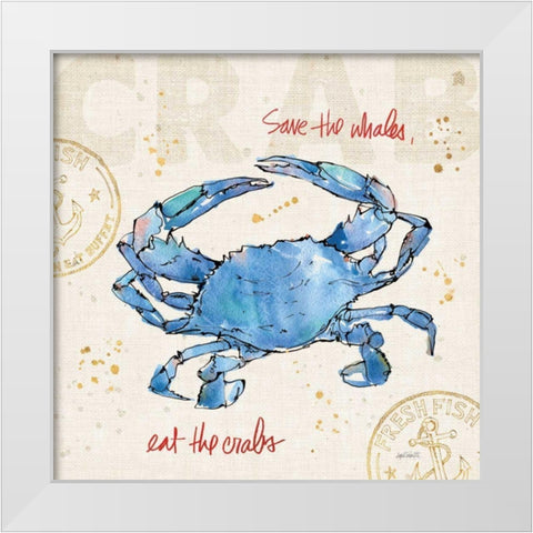 Coastal Catch II White Modern Wood Framed Art Print by Tavoletti, Anne