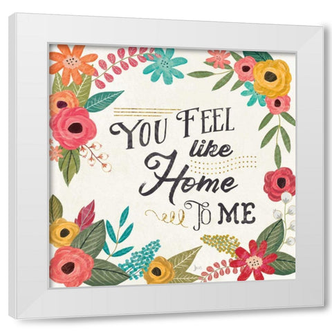 Travel Blossoms III Light White Modern Wood Framed Art Print by Aiken, Jess