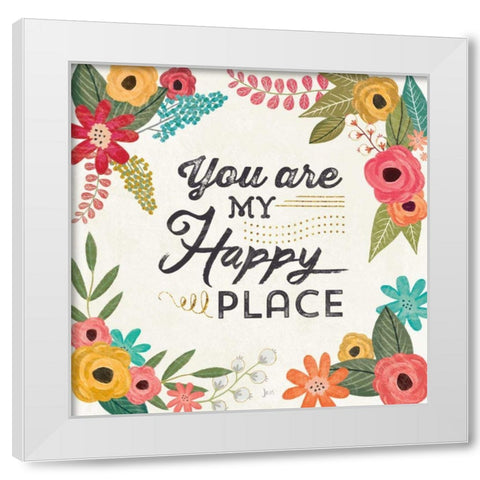 Travel Blossoms IV Light White Modern Wood Framed Art Print by Aiken, Jess