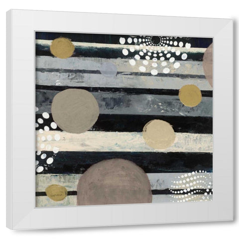 Harmony II Archroma White Modern Wood Framed Art Print by Warrick, Cheryl