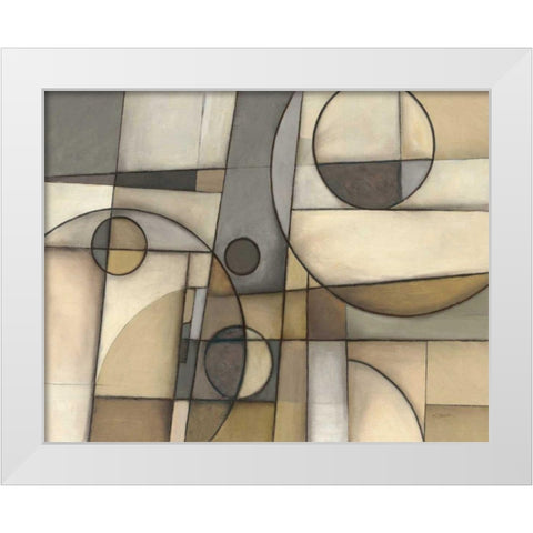Mythology Neutral White Modern Wood Framed Art Print by Schick, Mike