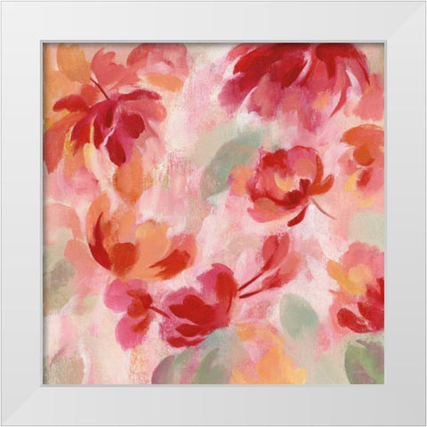 Spring Galore III White Modern Wood Framed Art Print by Vassileva, Silvia