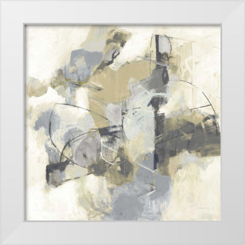 Skyline I Archroma White Modern Wood Framed Art Print by Anderson, CJ