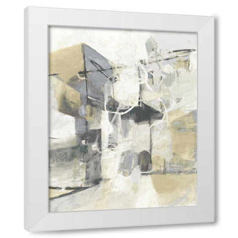 Skyline II Archroma White Modern Wood Framed Art Print by Anderson, CJ