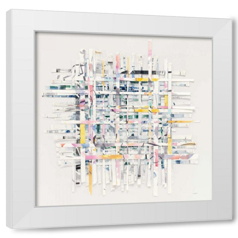 New Morning White Modern Wood Framed Art Print by Schick, Mike