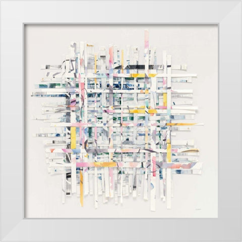 New Morning White Modern Wood Framed Art Print by Schick, Mike