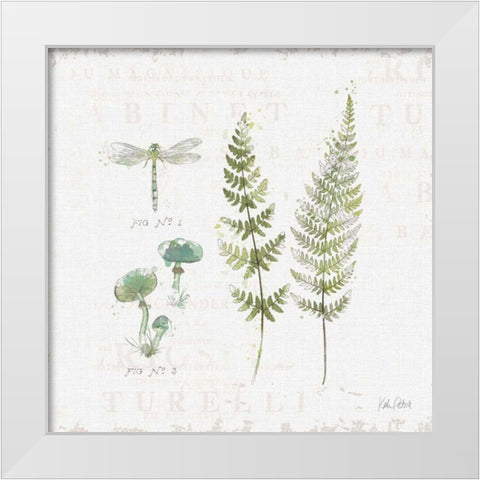 In the Forest VI White Modern Wood Framed Art Print by Pertiet, Katie