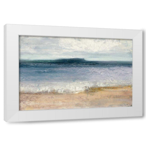 Indigo Isle White Modern Wood Framed Art Print by Purinton, Julia