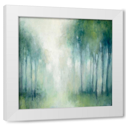 Walk in the Woods White Modern Wood Framed Art Print by Purinton, Julia