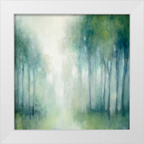 Walk in the Woods White Modern Wood Framed Art Print by Purinton, Julia