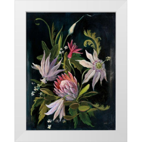 Flower Show I White Modern Wood Framed Art Print by Purinton, Julia