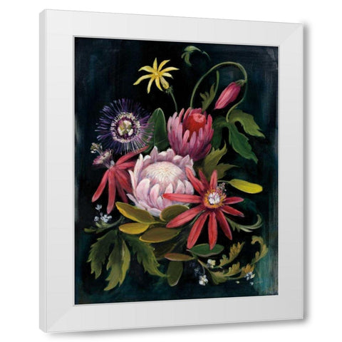Flower Show II White Modern Wood Framed Art Print by Purinton, Julia